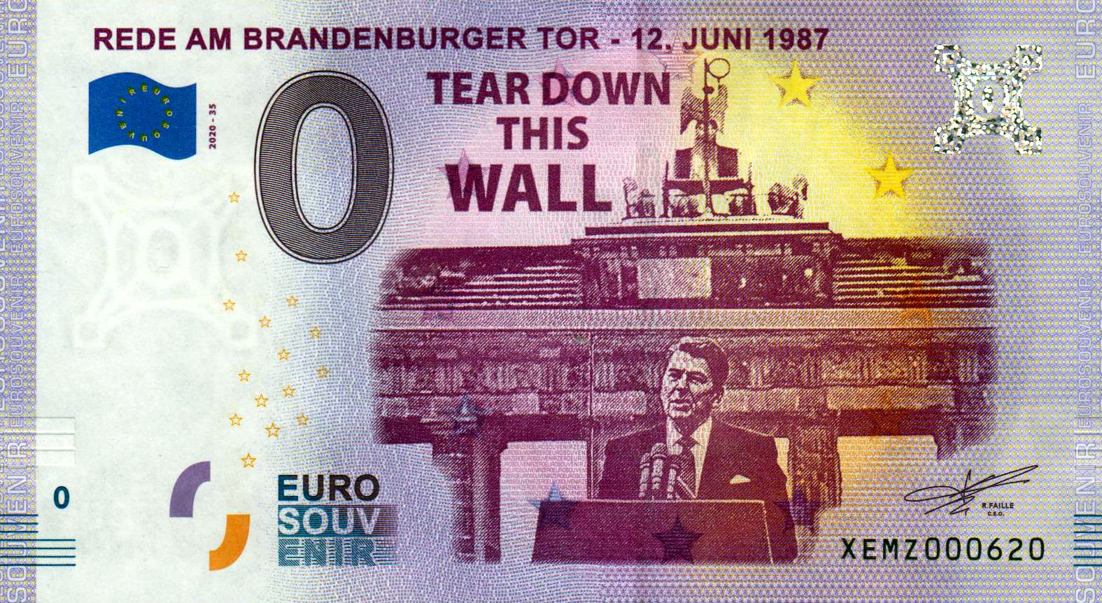 Rede am Brandenburger Tor - 12. Juni 1987, 2020-35