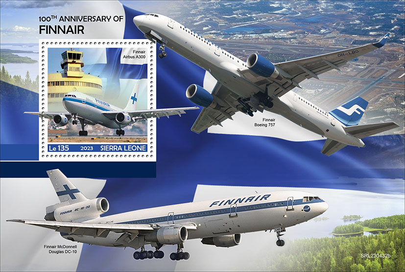 Block: 100 Jahre FINNAIR 2023