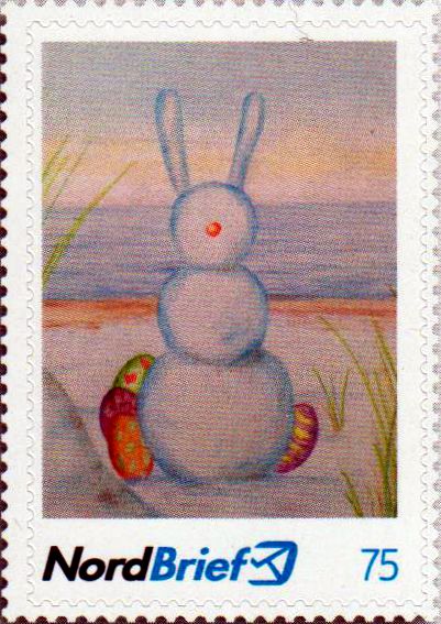 Ostern 2021, gestempelt