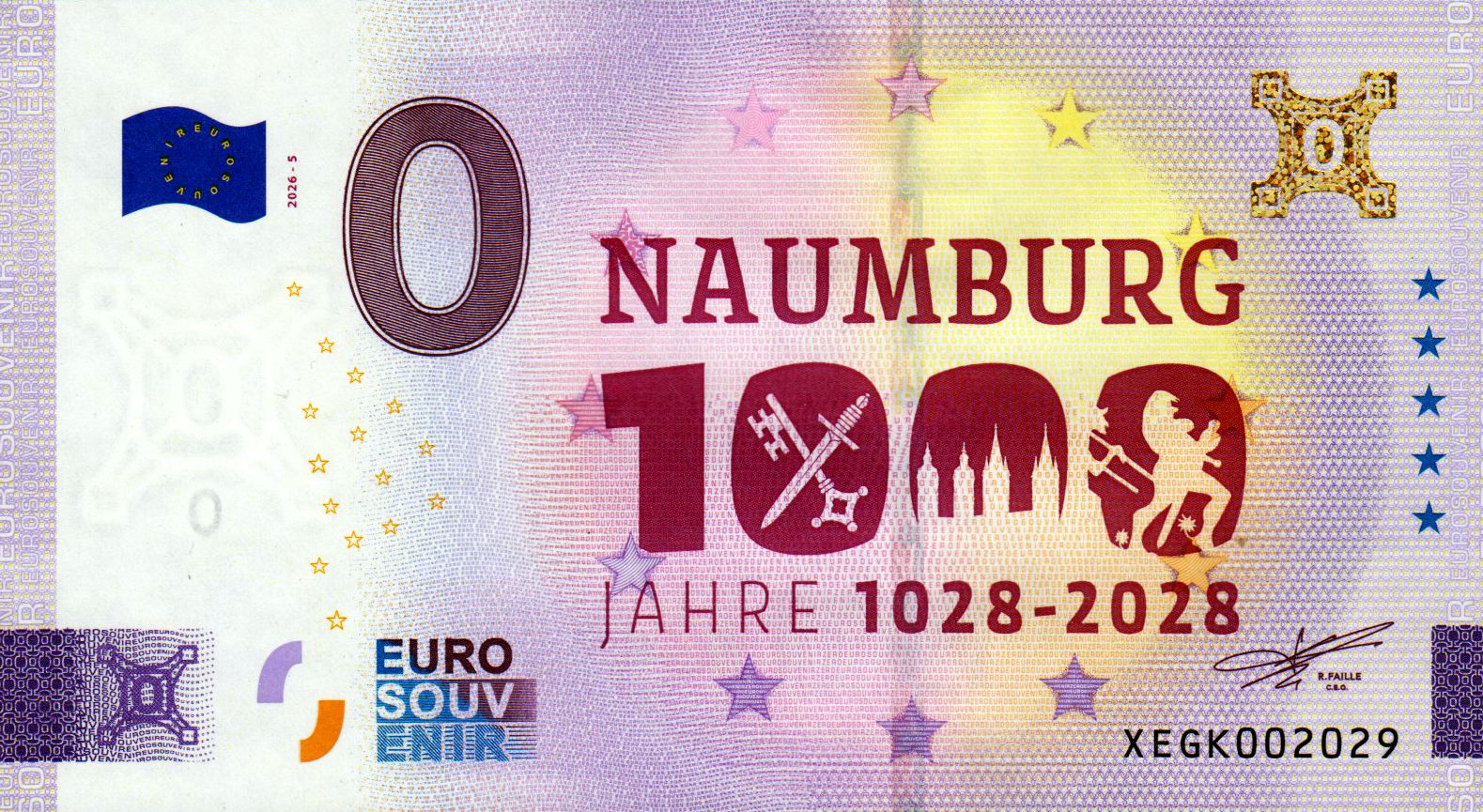 1000 Jahre Naumburg 2026-5 Gold