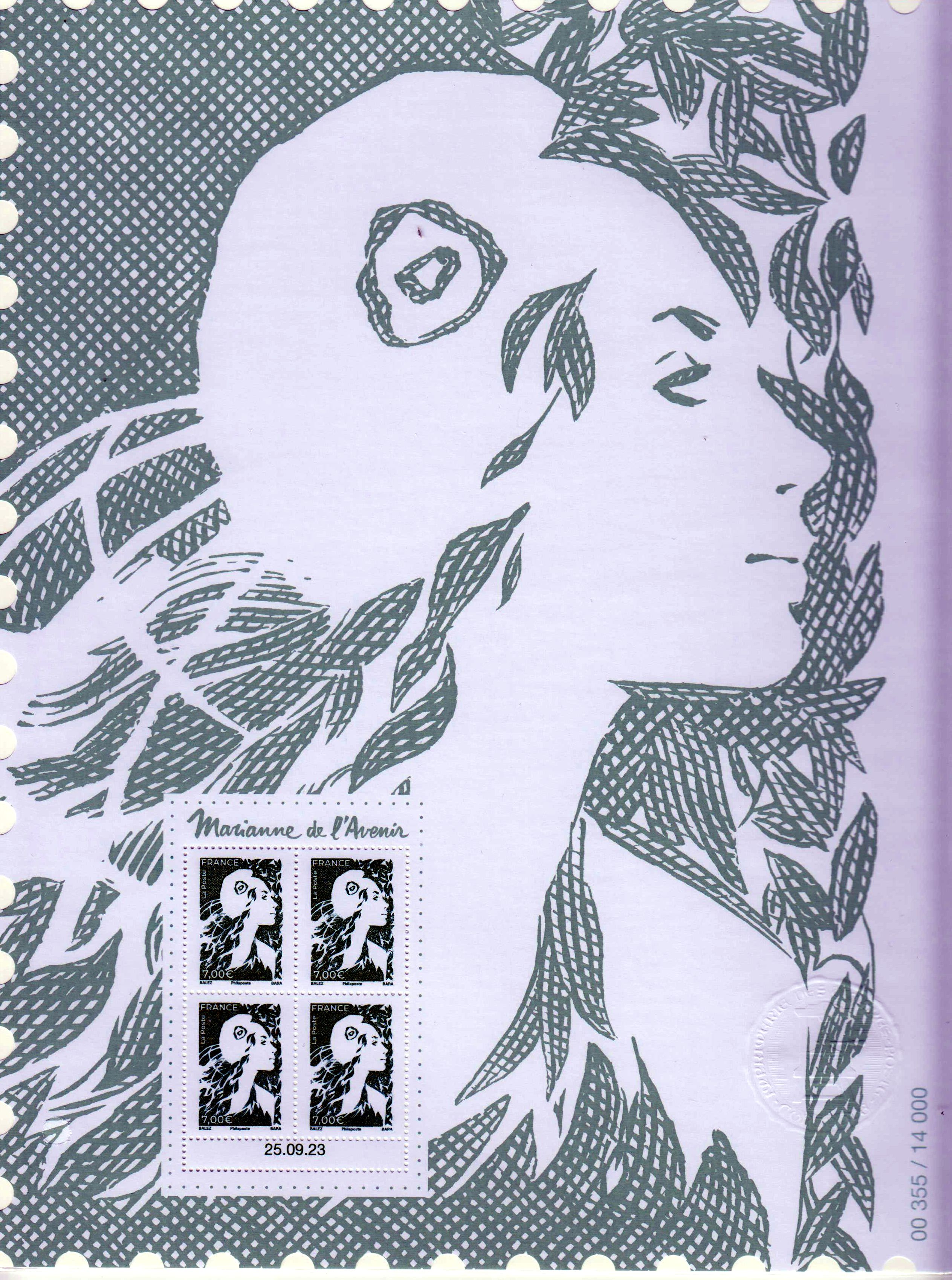 Block: Affiche Marianne de I Avenir 2024