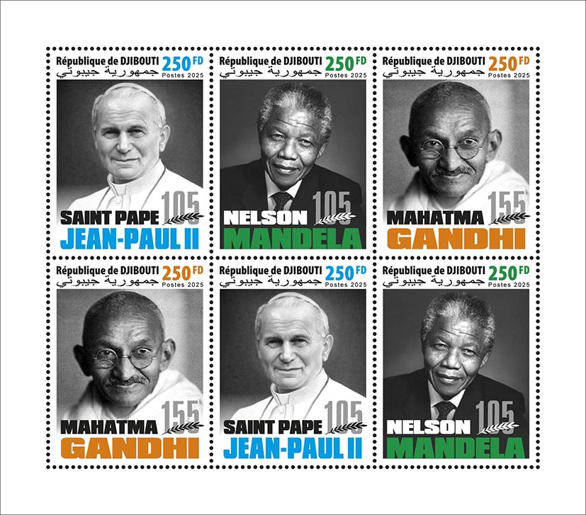 John Paul II, Mandela, Gandhi 2025
