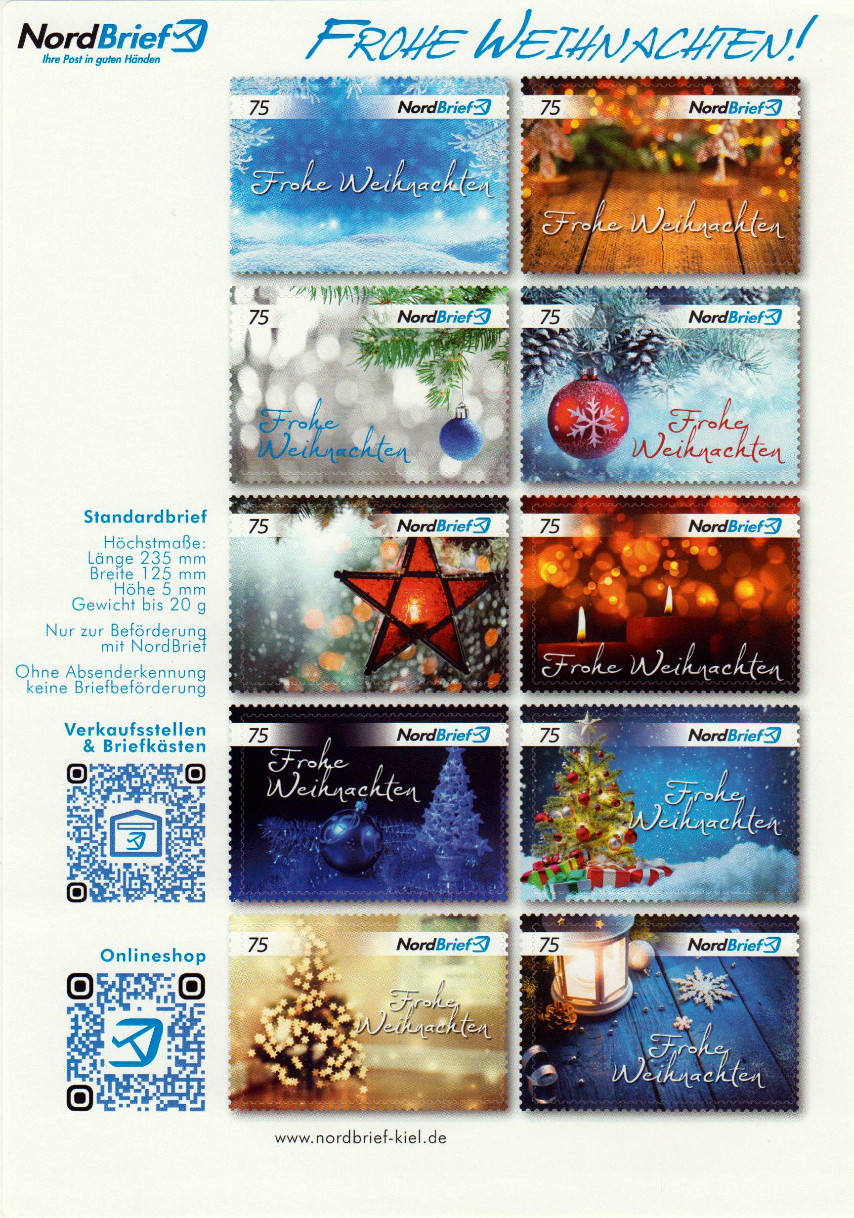 Weihnachten, Portoänderung 2019