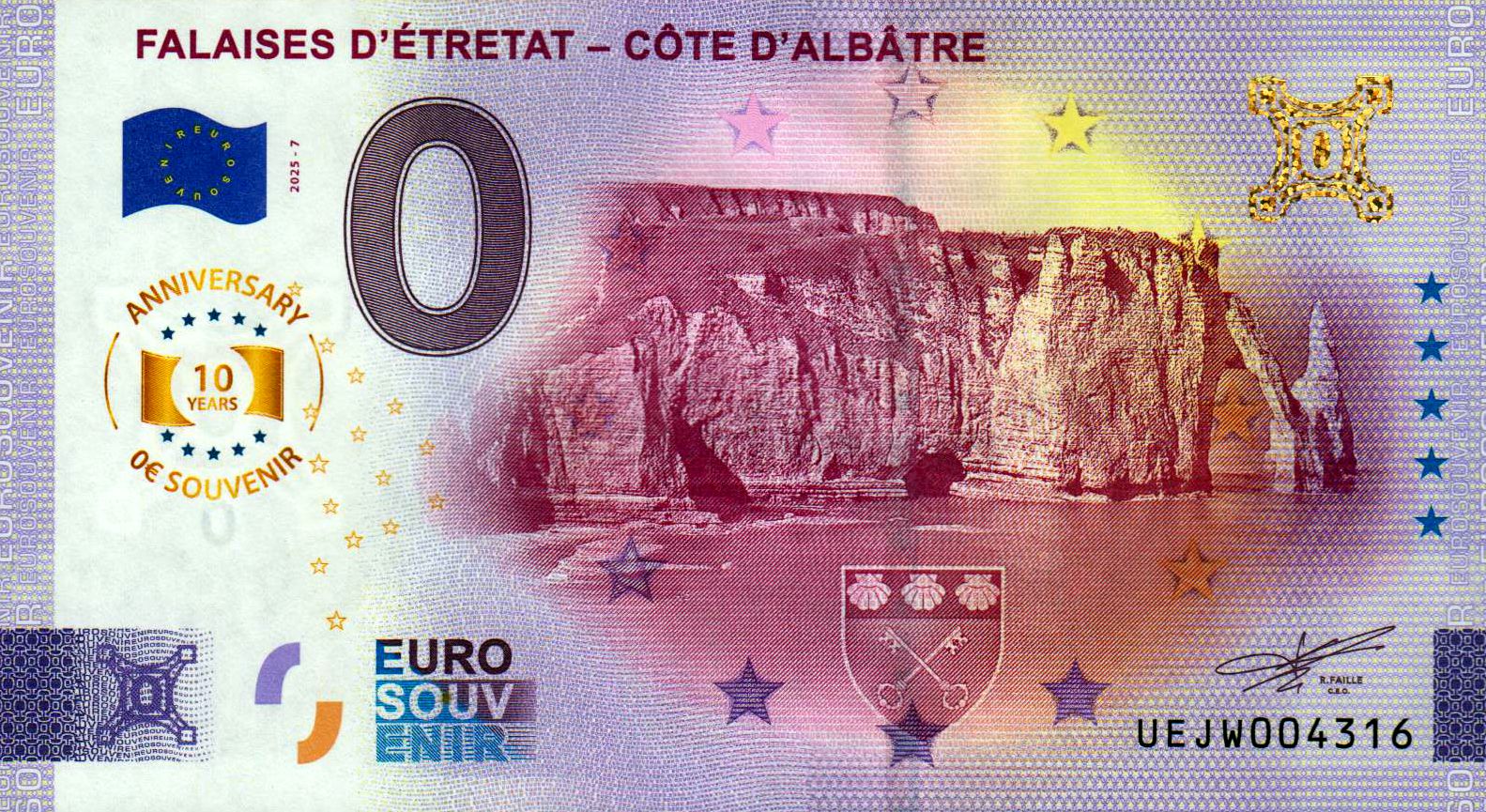 Falaises D'Etretat - Cote D'Albatre 2025-7 Anniversary