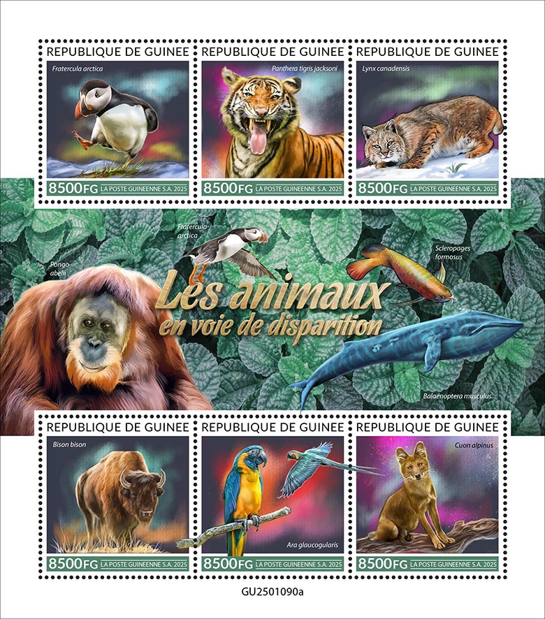 Gefährdete Tierarten 2025