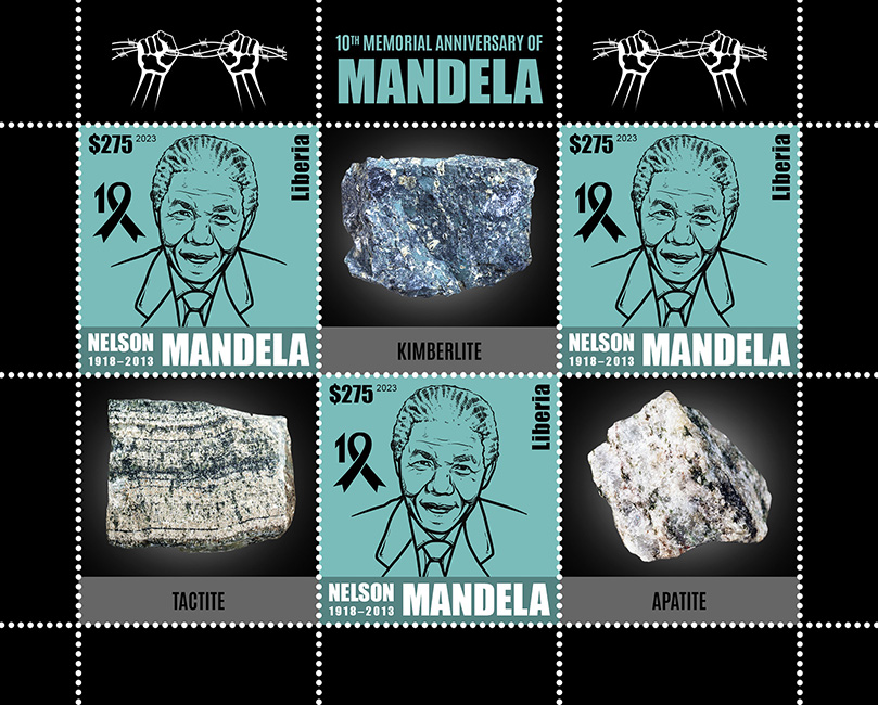 10. Todestag Nelson Mandela 2023, Mineralien