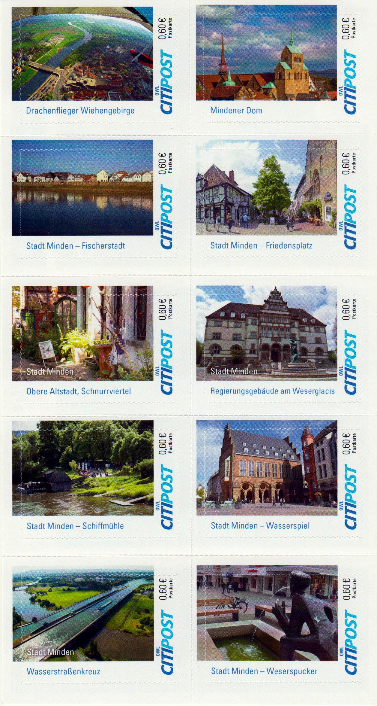 Ansichten von Minden, Portoänderung 2019