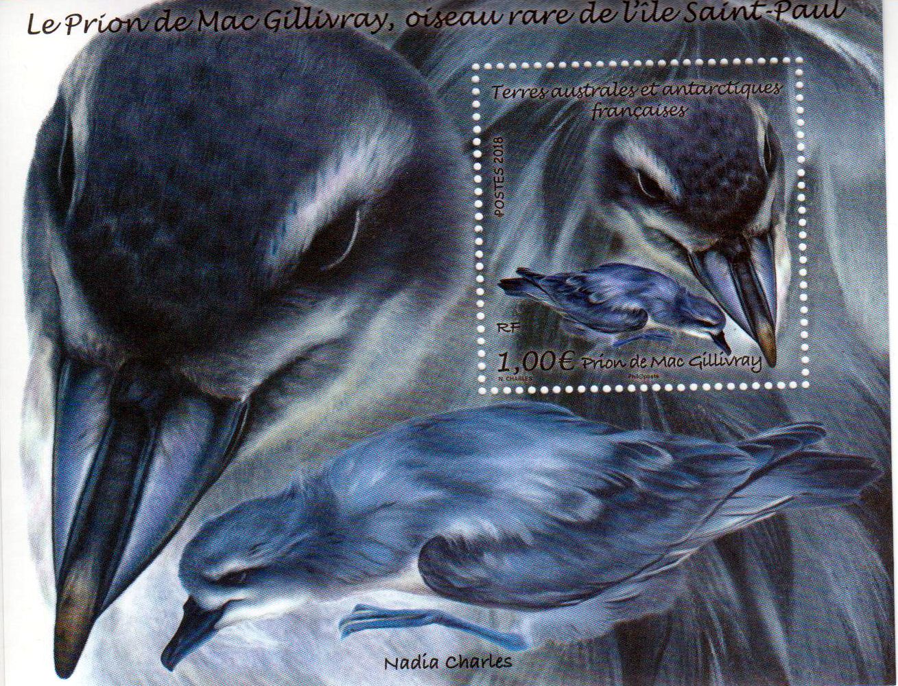 Block: Vögel 2018, Prion de Mac Gillivray