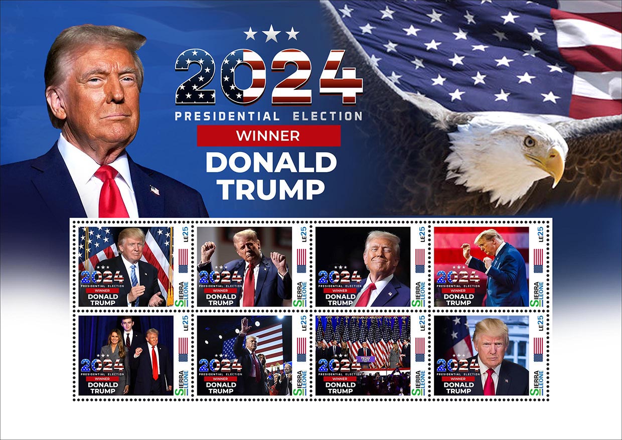 Zdr. Gewinner der US-Präsidentschafts- wahl 2024, Donald Trump I