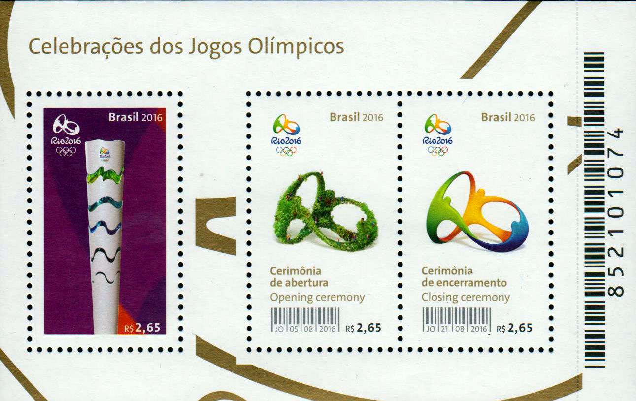 Block: Feier der Oly. Spiele 2016, Fackel