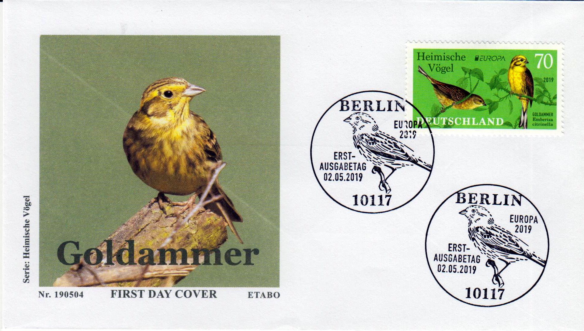 Europa 2019, Goldammer, Vogel