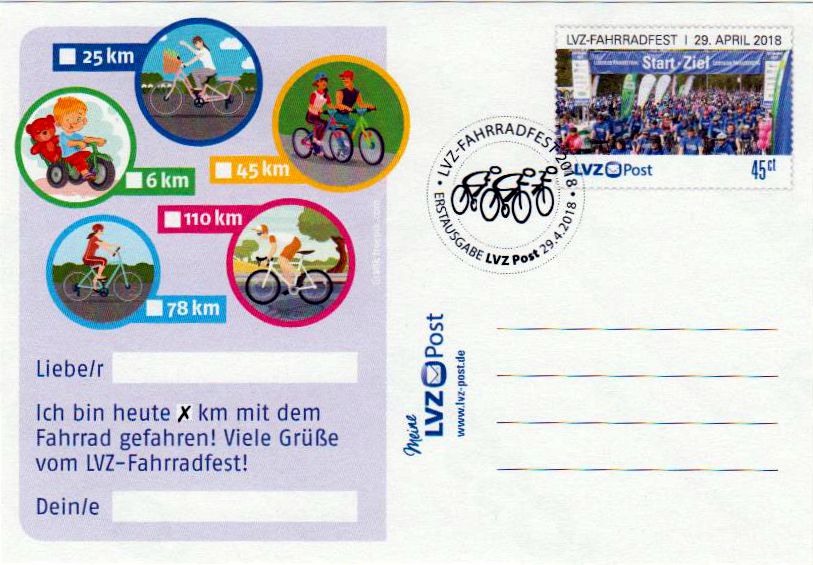 LVZ Fahrradfest 2018, gestempelt