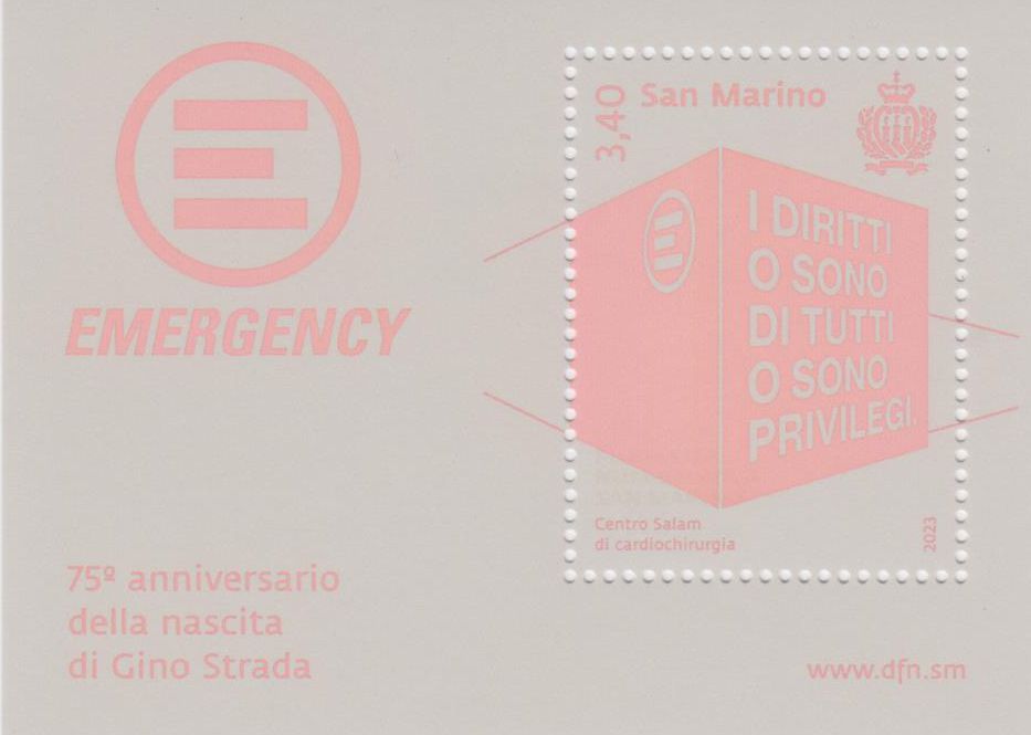 Block: 75 Jahre Gino Strada 2023
