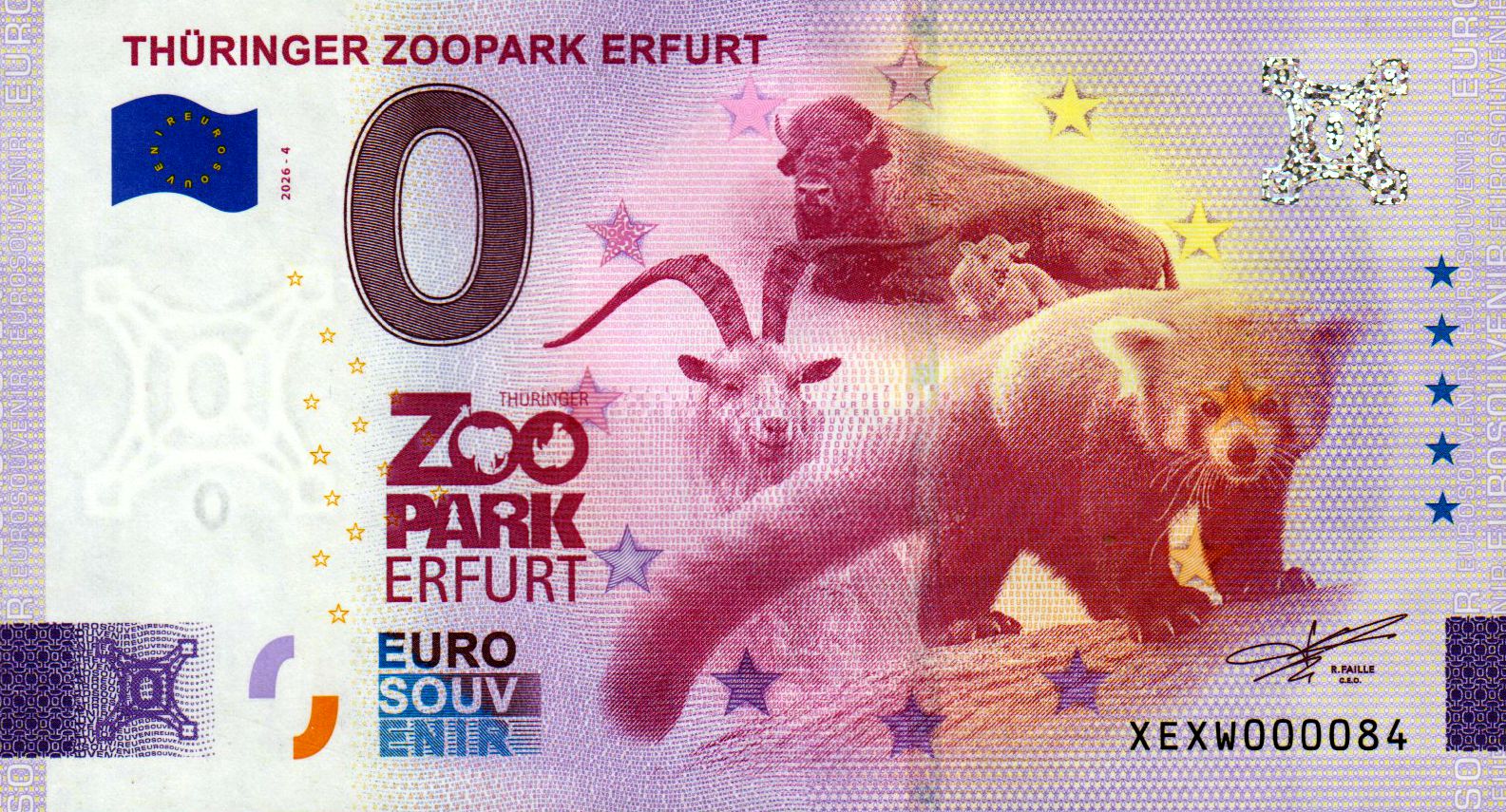 Thüringer Zoopark Erfurt 2026-4 Silber