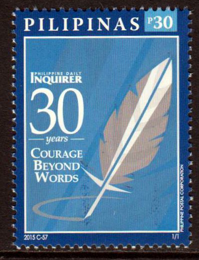 Zeitung Daily Inquirer 2015, Hologramm