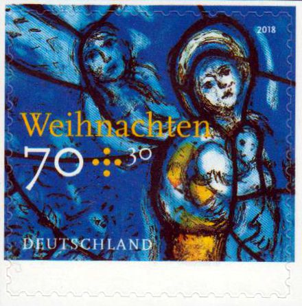 Wofa Weihnachten 2018, sk auf weißer Trägerfolie