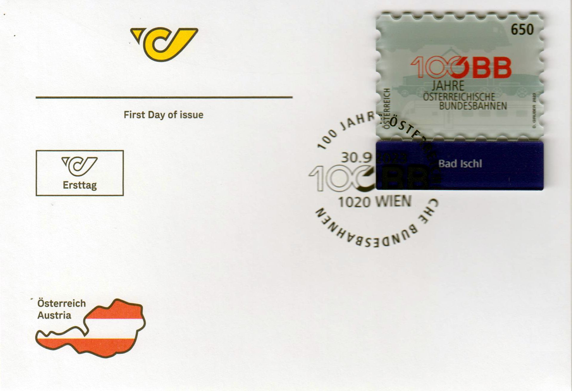 100 Jahre ÖBB 2023, Glasmarke