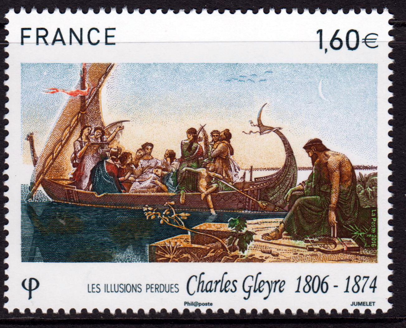 Charles Gleyre, Gemälde, Boot