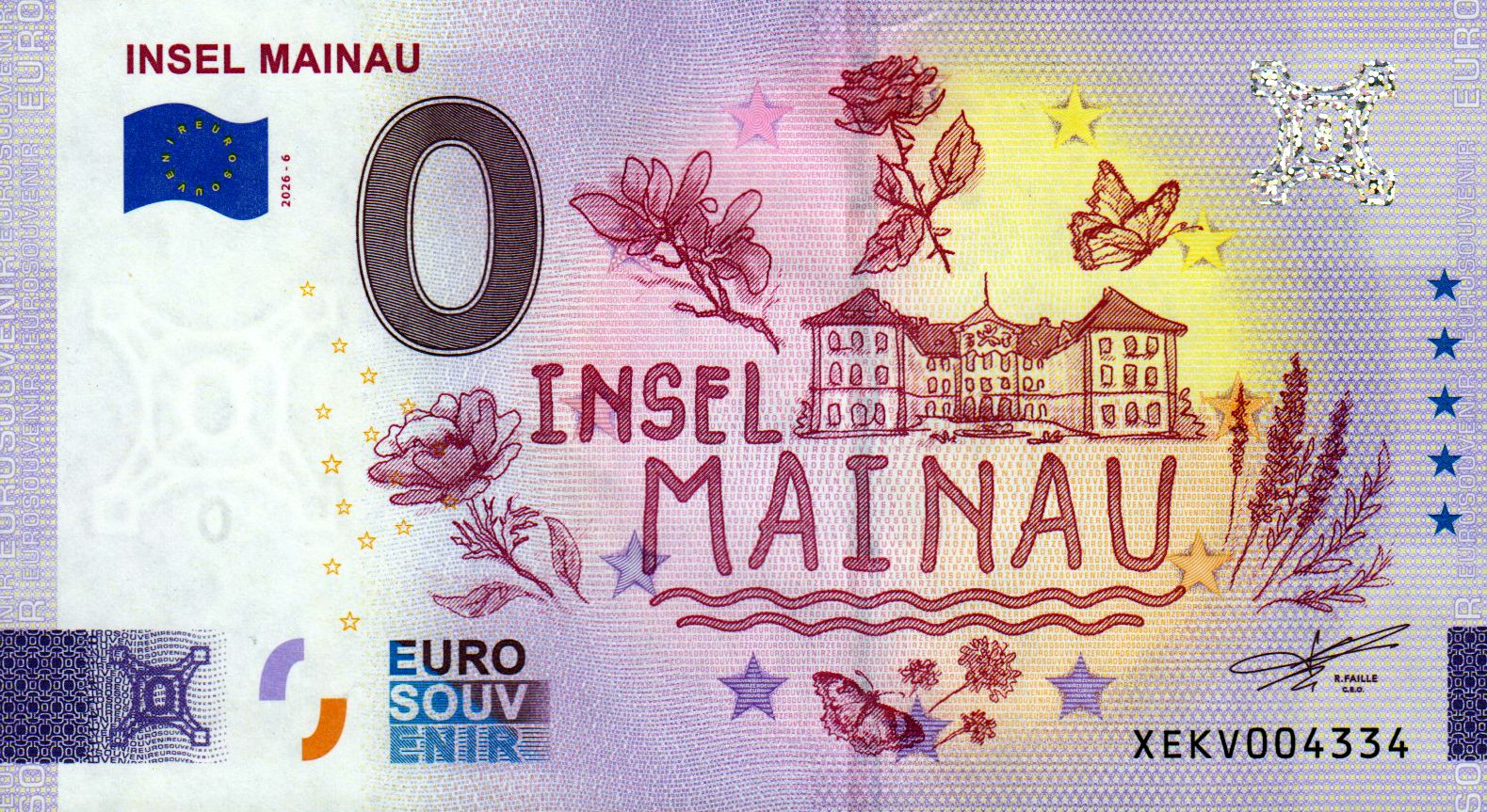 Insel Mainau 2026-6, Silber