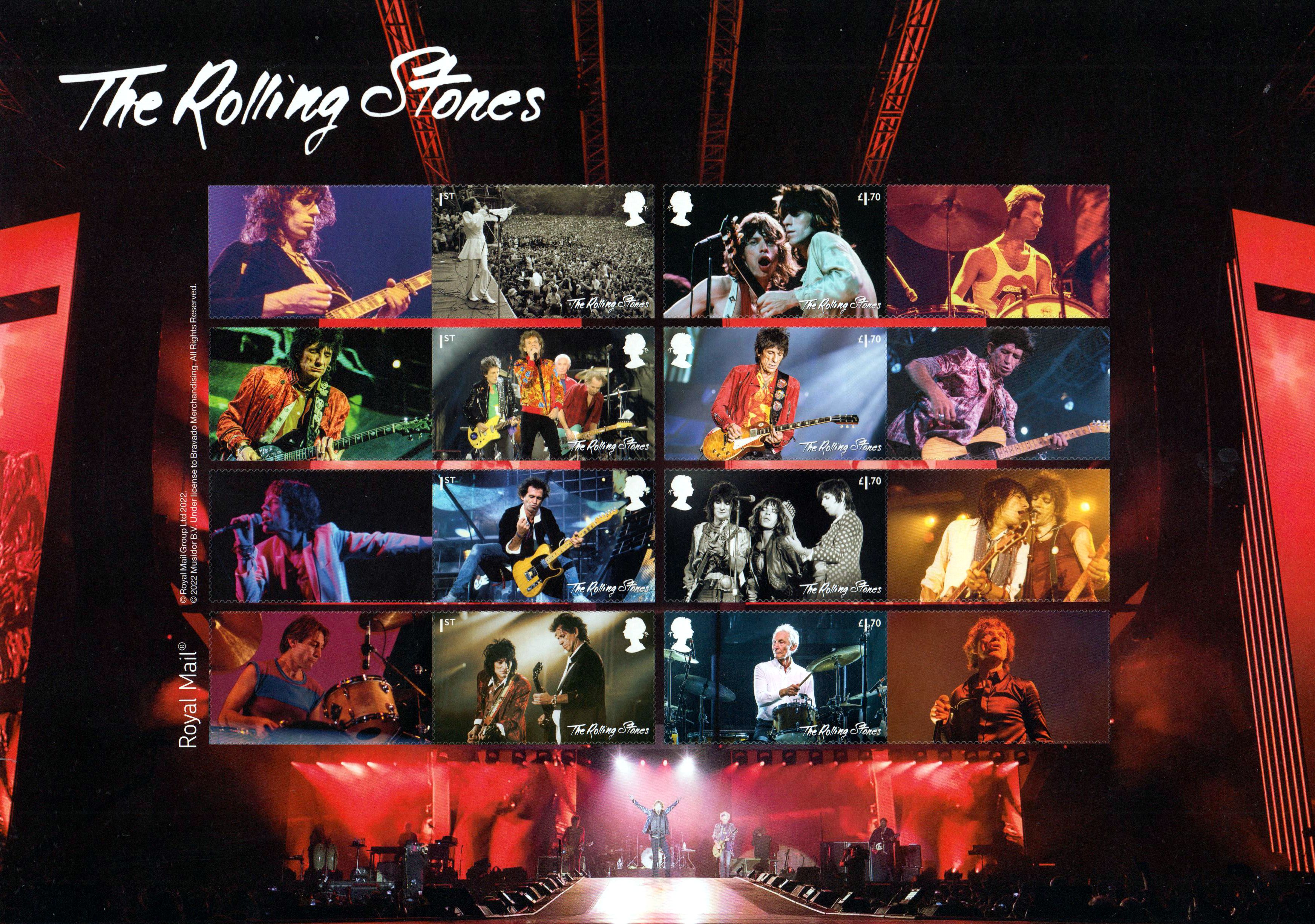 The Rolling Stones 2022, Collectors Sheet II, The Rolling Stones