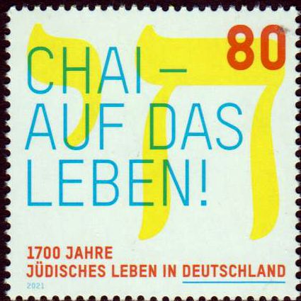 Chai - Auf das Leben! 2021, gestempelt