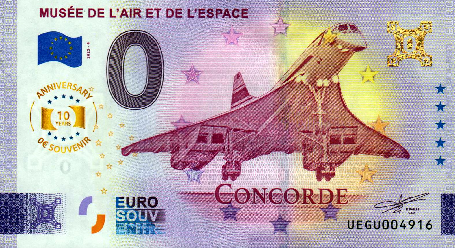 Musee de l'Air et de l'Espace 2025-4 Anniversary