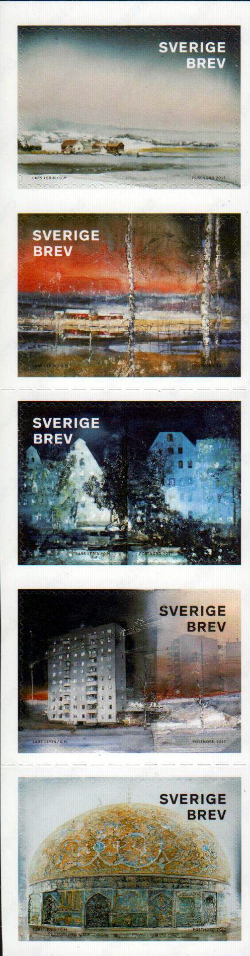 Lars Lerin, Aquarelle, sk, a. MH