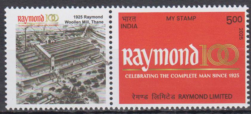 My Stamp 2025, 100 Jahre Raymond limited