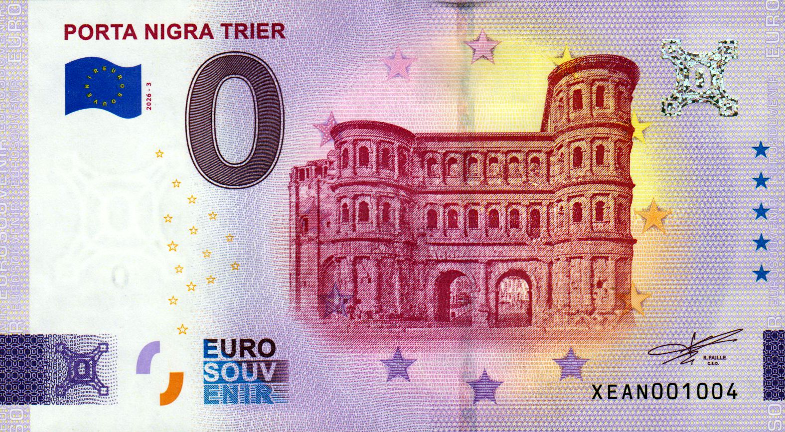 Porta Nigra Trier 2026-3 Silber