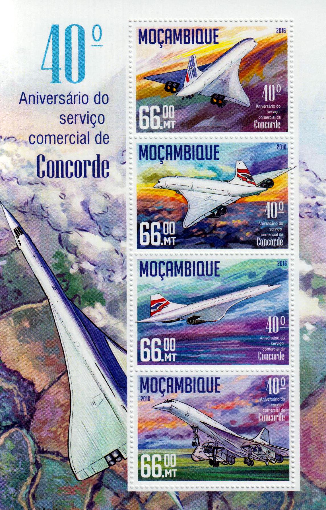Flug der Concorde, Flugzeuge