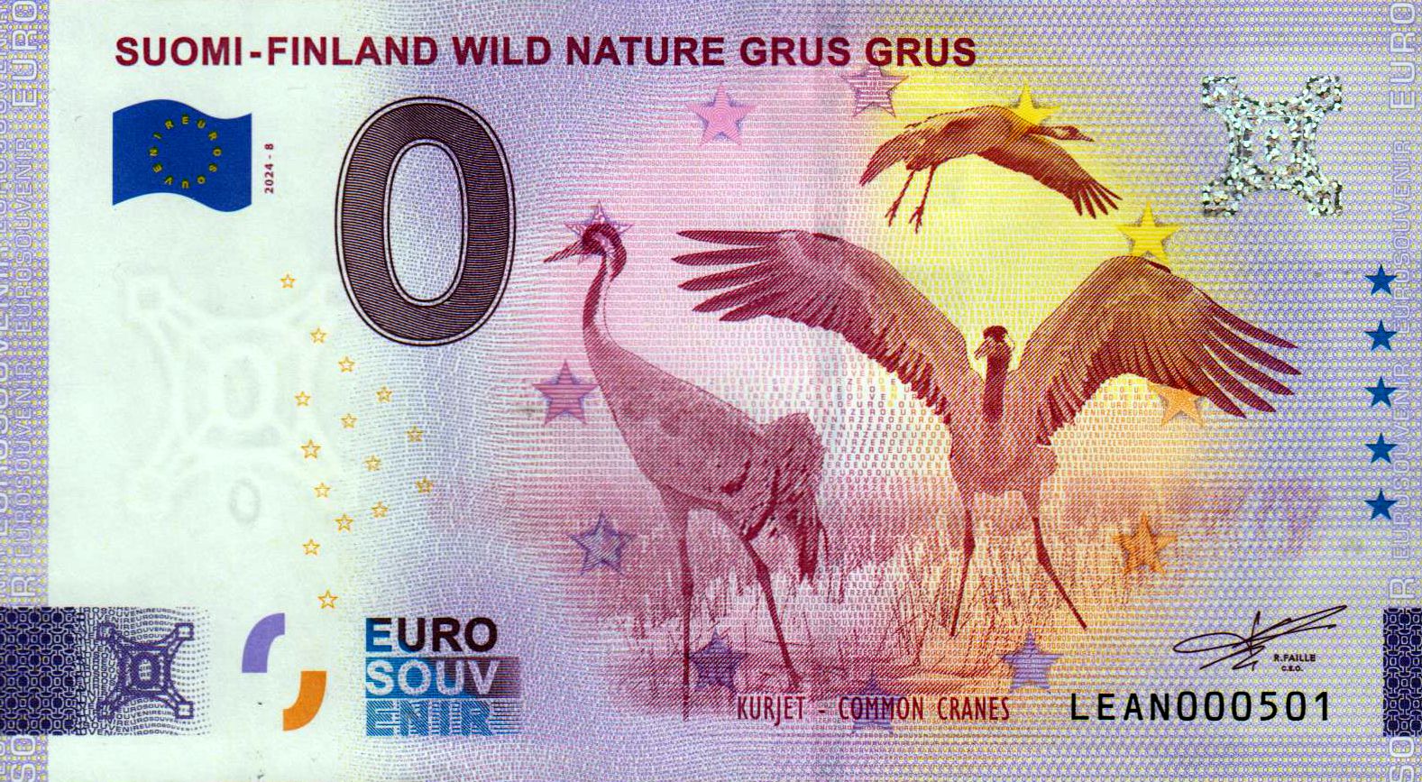 Suomi - Finland Wild Nature Grus Grus 2024-8