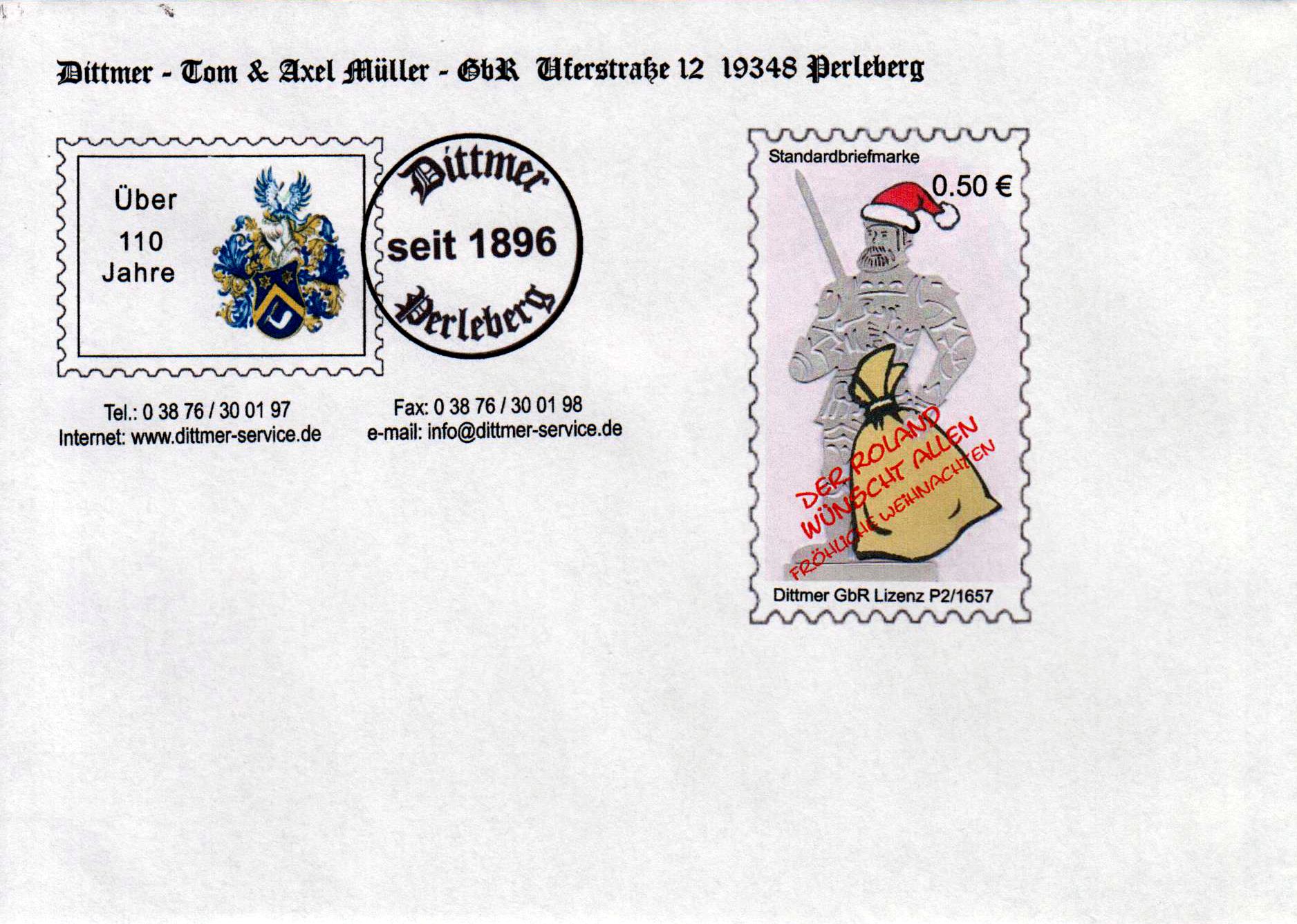 Der Roland wünscht fröhliche Weihnachten 2015