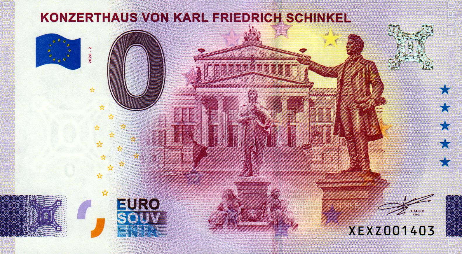 Konzerthaus von Karl Friedrich Schinkel 2026-2 Silber