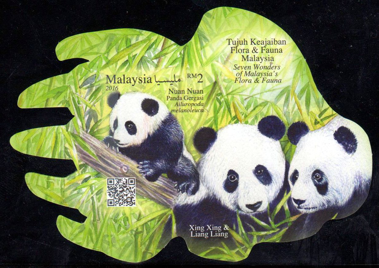 Block: Panda, geschnitten