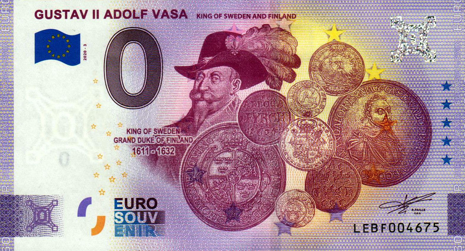 Gustav II Adolf Vasa 2020-3 Anniversary
