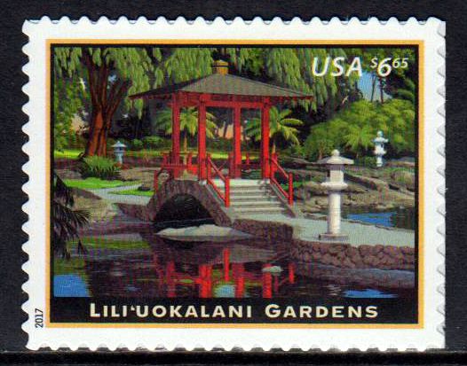 Lili´uokalani Gardens, Steg, Pavillon