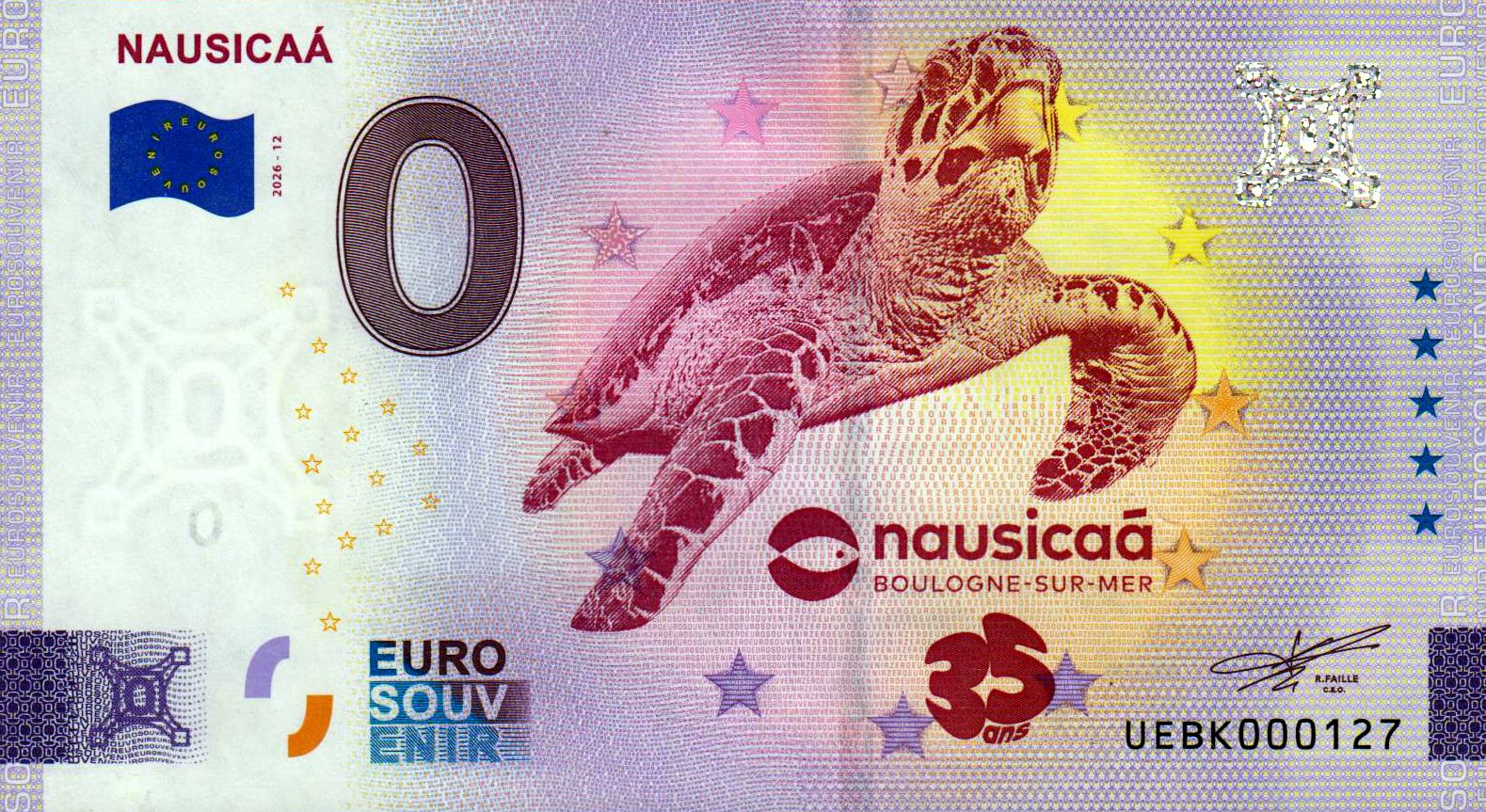 Nausicaa - Turtle 2026-12, Silber