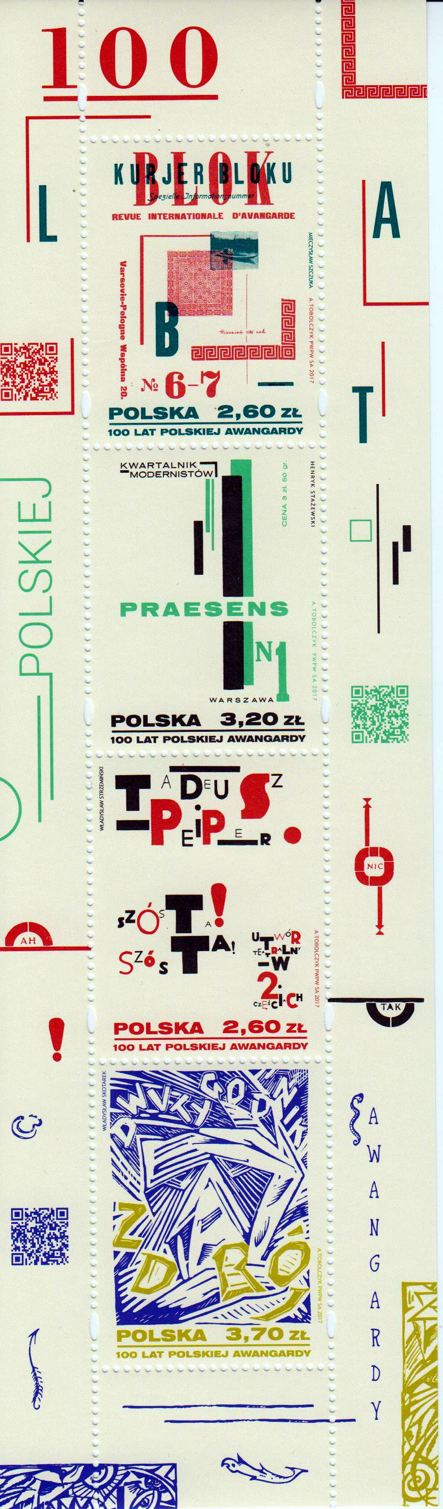 Block: 100 J. der polnischen Avantgard, Kunst