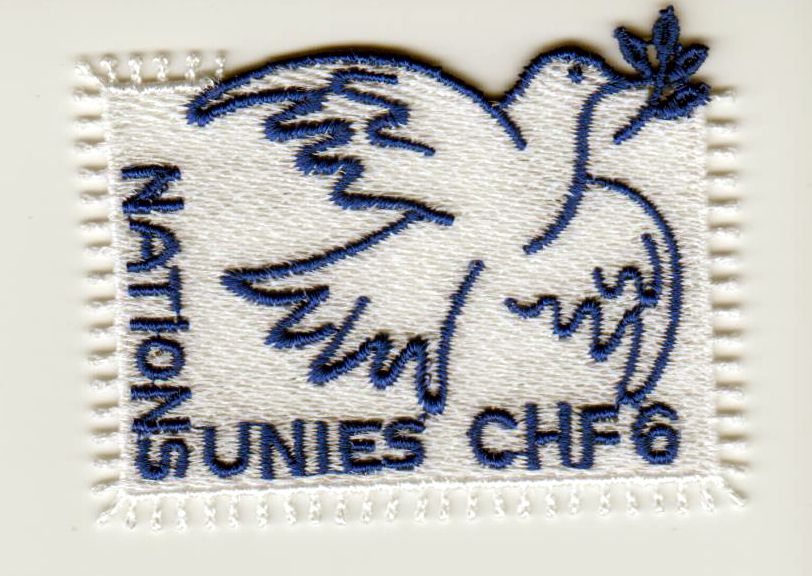 Block: Friedenstaube 2025, GA, Stickereimarke