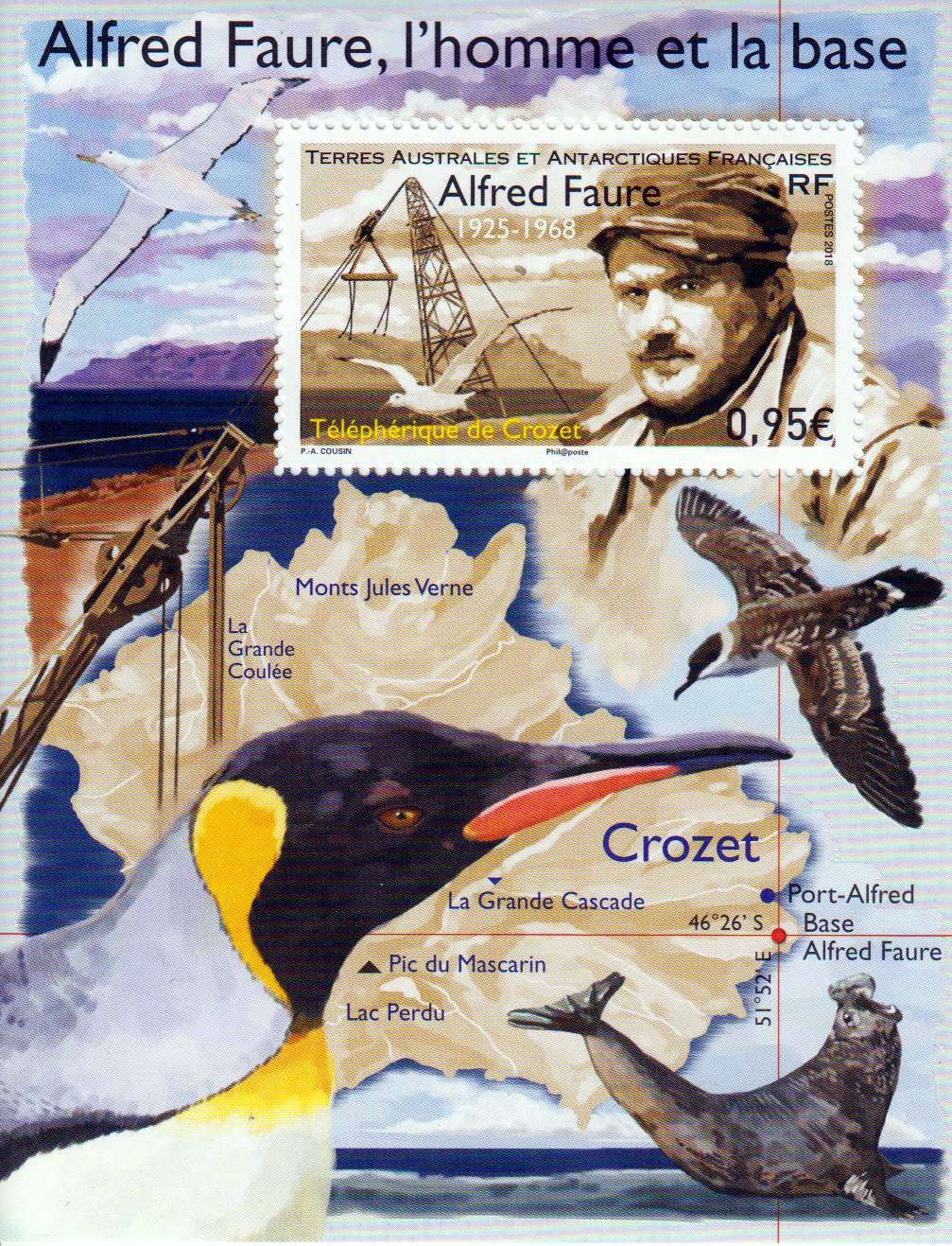 Block: 50. Todestag A. Faure, Vögel