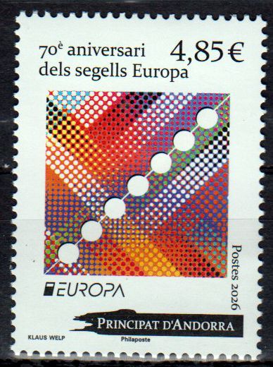 Europa 2026, 70 Jahre Europa Briefmarke
