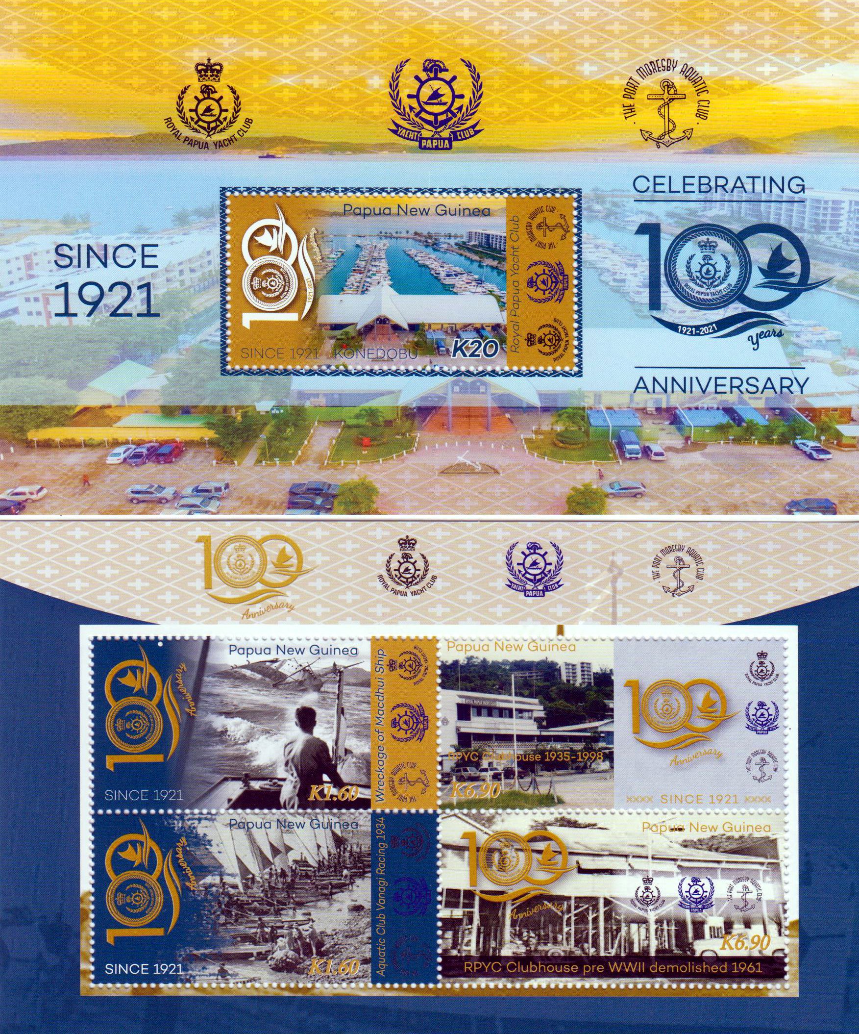 Block: 100 Jahre Royal Papua Yacht Club 2021