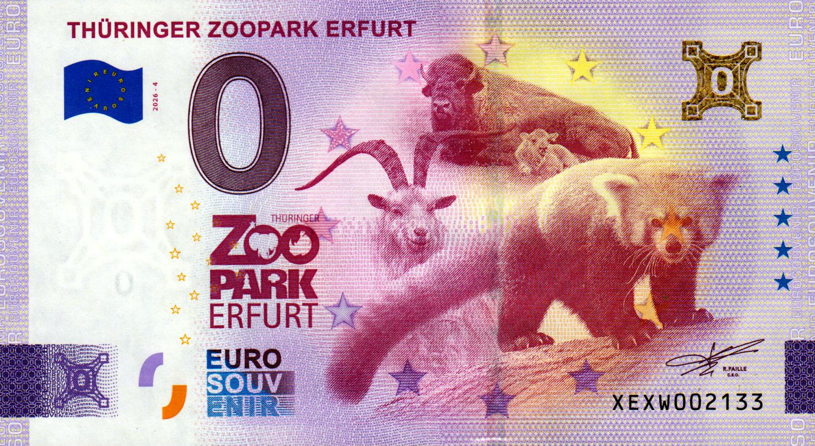 Thüringer Zoopark Erfurt 2026-4 Gold