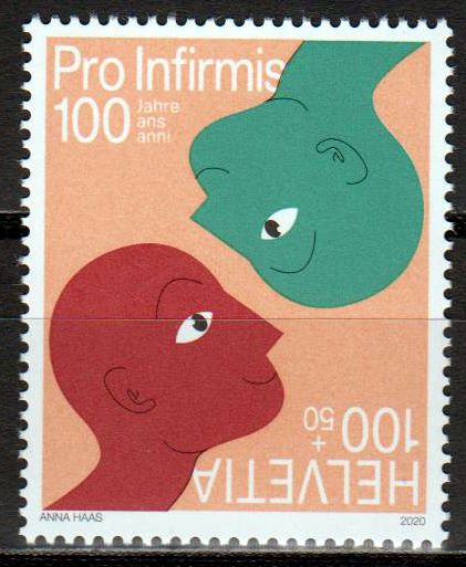 100 Jahre Pro Infirmis 2020, Zuschlagsmarke
