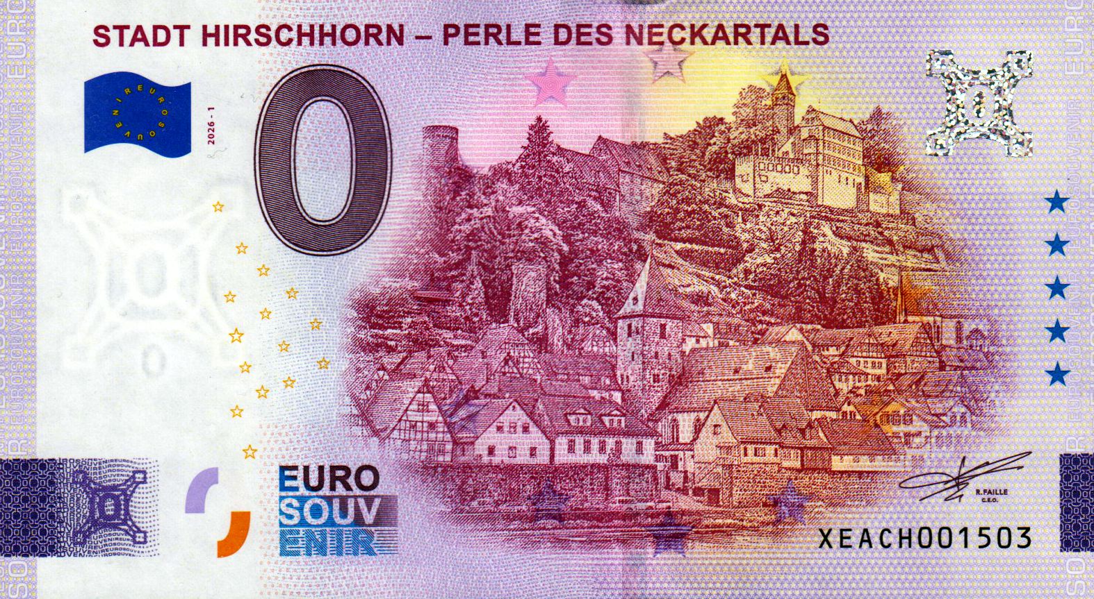 Stadt Hirschhorn - Perle des Neckartals 2026-1 Silber