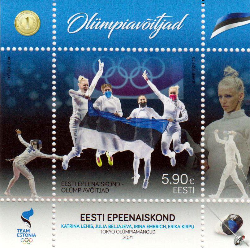Block: Oly Siegerinnen Gold Tokio 2021, Fechten