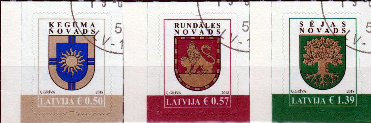 Dauer:  Wappen 2018, sk, gestempelt