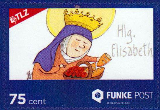Heilige Elisabeth 2020, gestempelt
