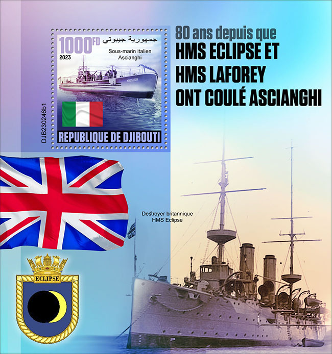 Block: HMS Eclipse 2023, Kriegsschiff