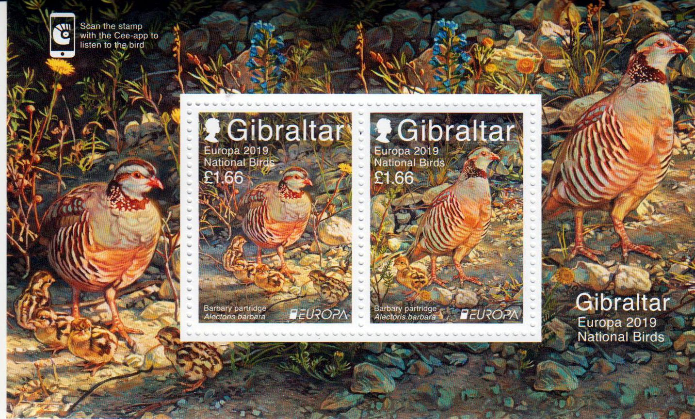 Block: Europa 2019,  Vögel